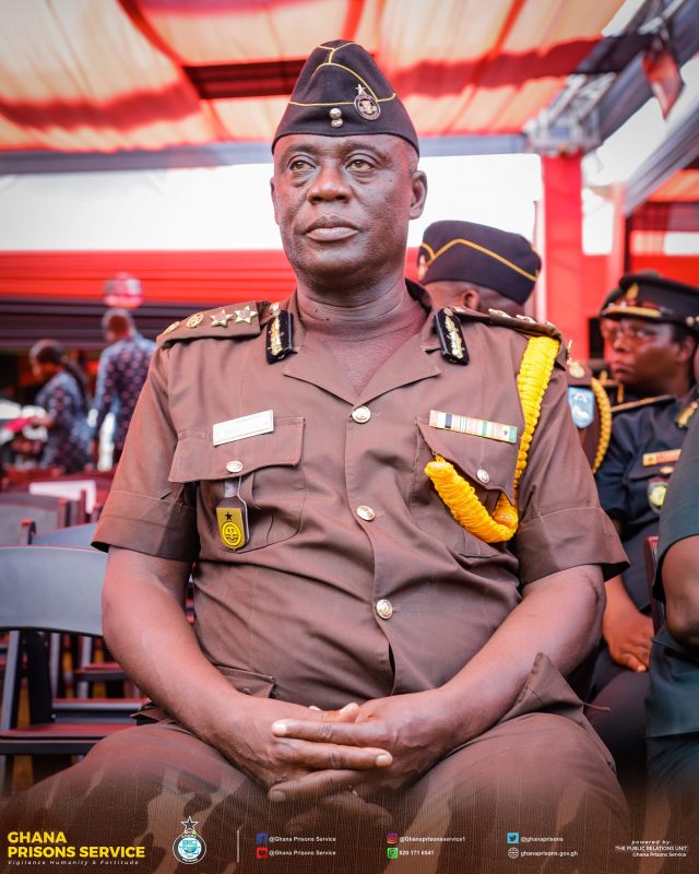 PRISONS SERVICE ATTEND THE FUNERAL OF THE LATE GA MANYE, NAA DEDEI ...